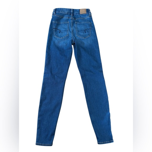 American Eagle Outfitters, Curvy Hi-Rise Jegging, Size 0 Long, Indigo - Picture 8 of 11